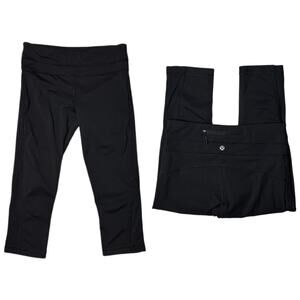 Lululemon Leggings women's size 6 Inspire Crop Luxtreme four-way stretch Black
